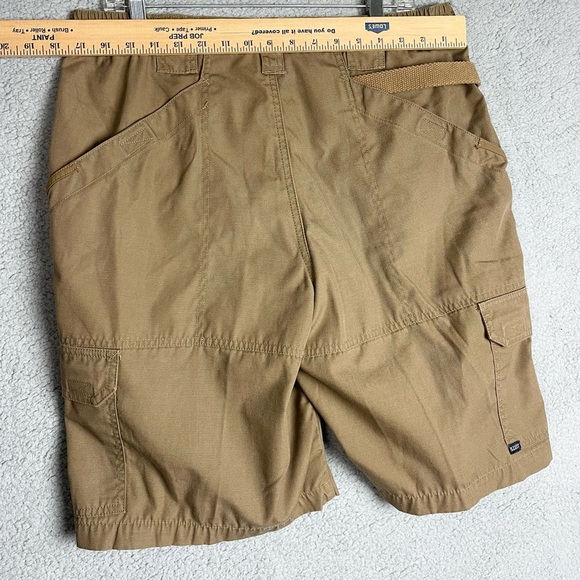 5.11 Tactical Cargo Shorts Men's 34 Khaki Utility Pockets - Picture 9 of 9